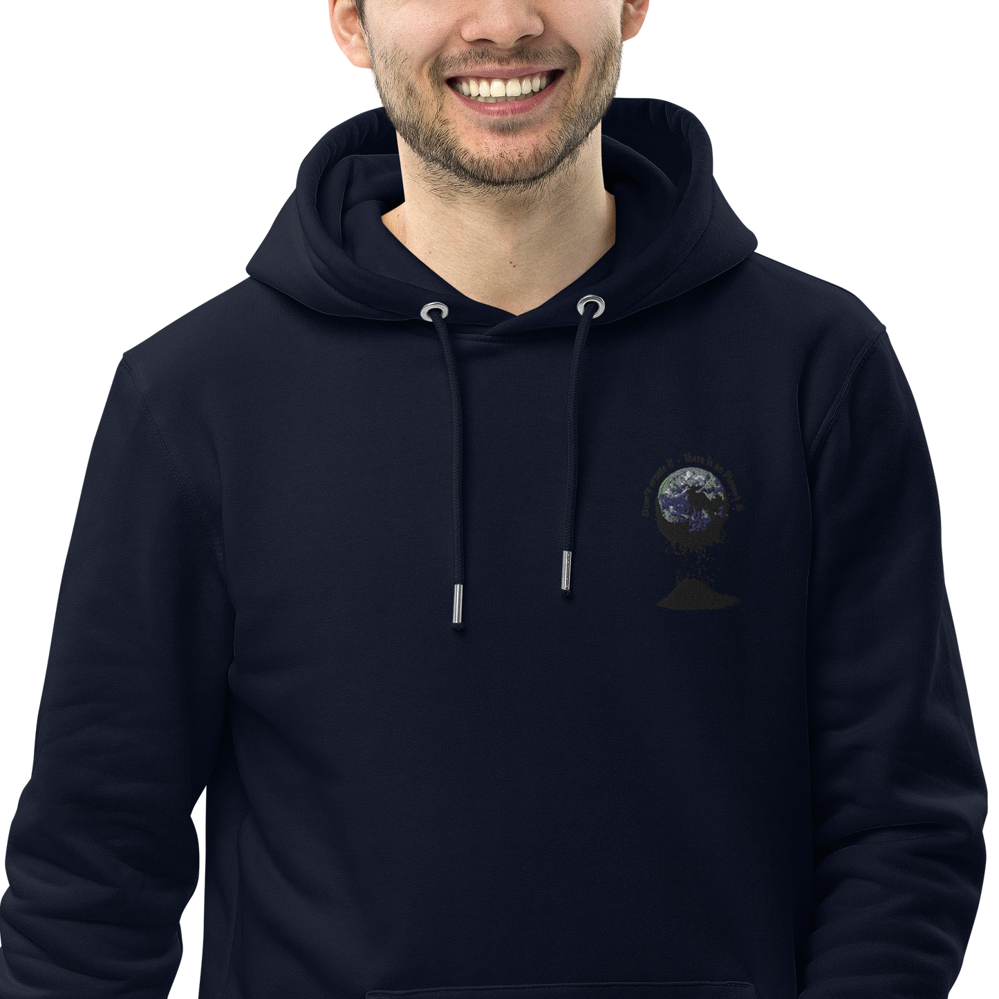Umweltfreundlicher Unisex-Kapuzenpullover  Don't waste it. There is no Planet B.