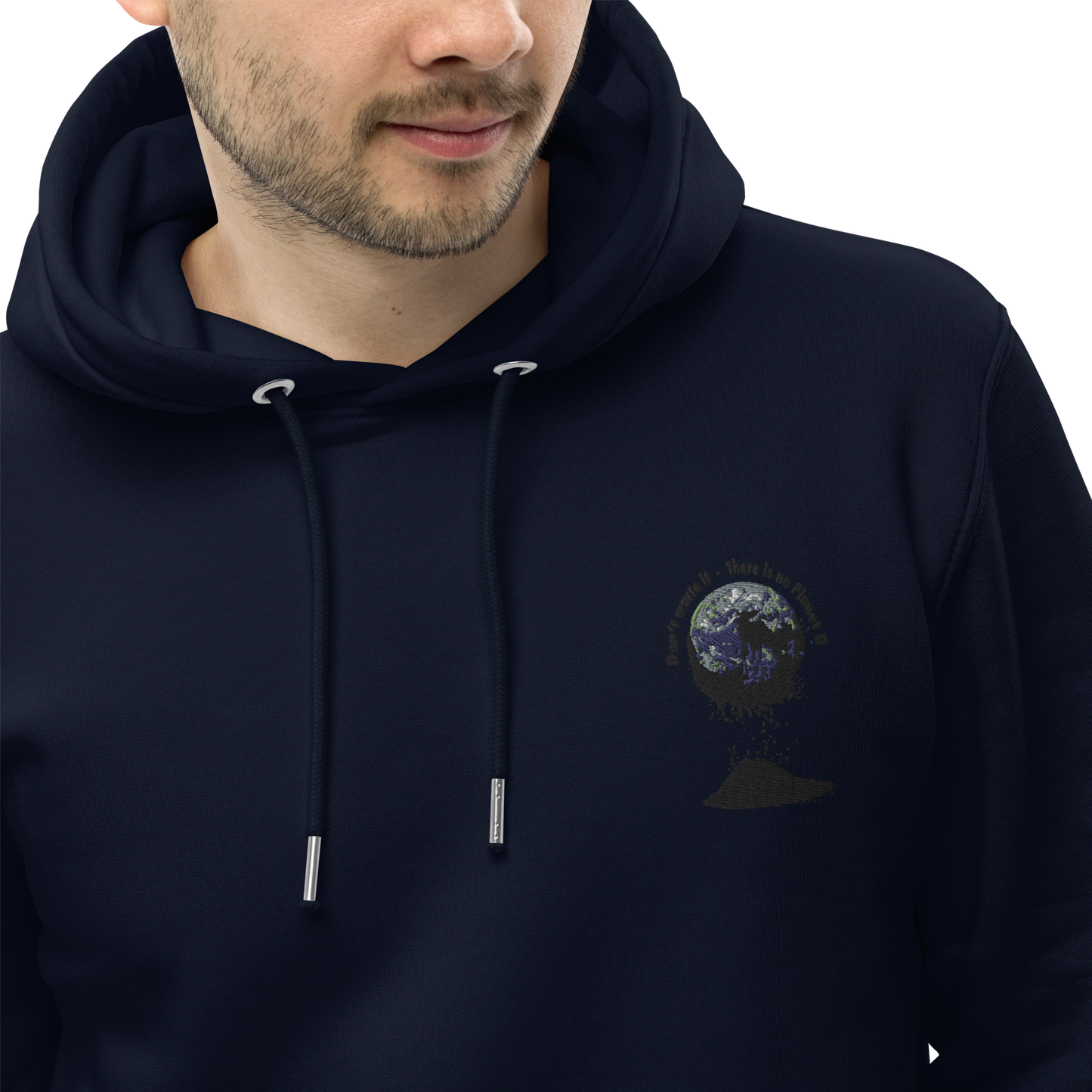 Umweltfreundlicher Unisex-Kapuzenpullover  Don't waste it. There is no Planet B.