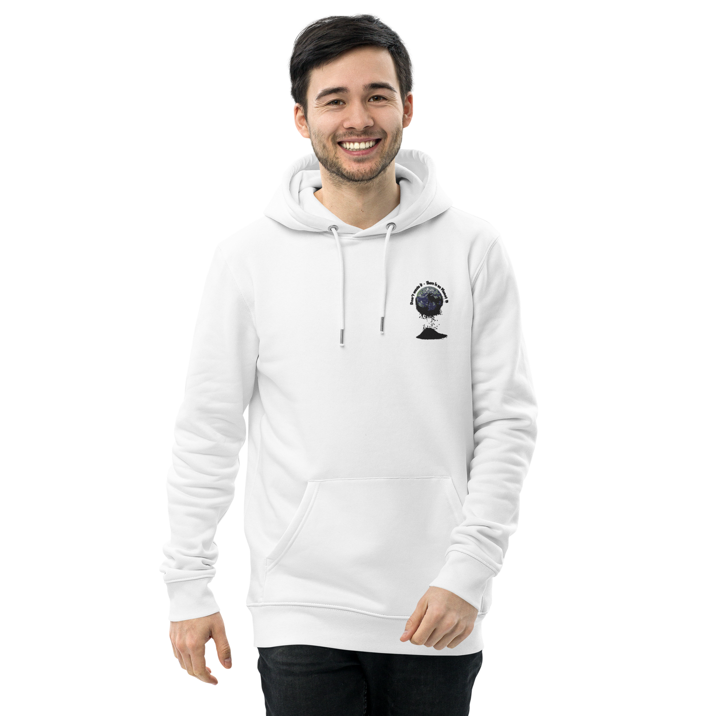 Umweltfreundlicher Unisex-Kapuzenpullover  Don't waste it. There is no Planet B.