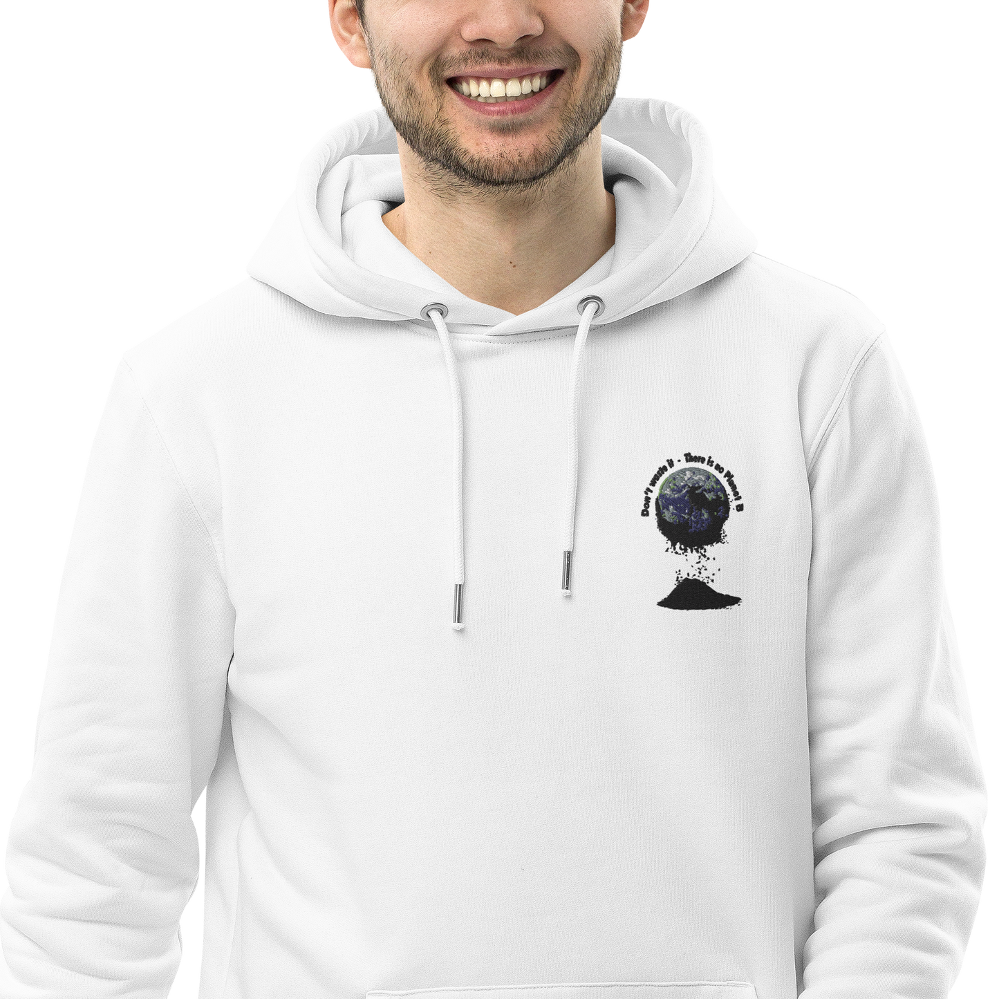 Umweltfreundlicher Unisex-Kapuzenpullover  Don't waste it. There is no Planet B.