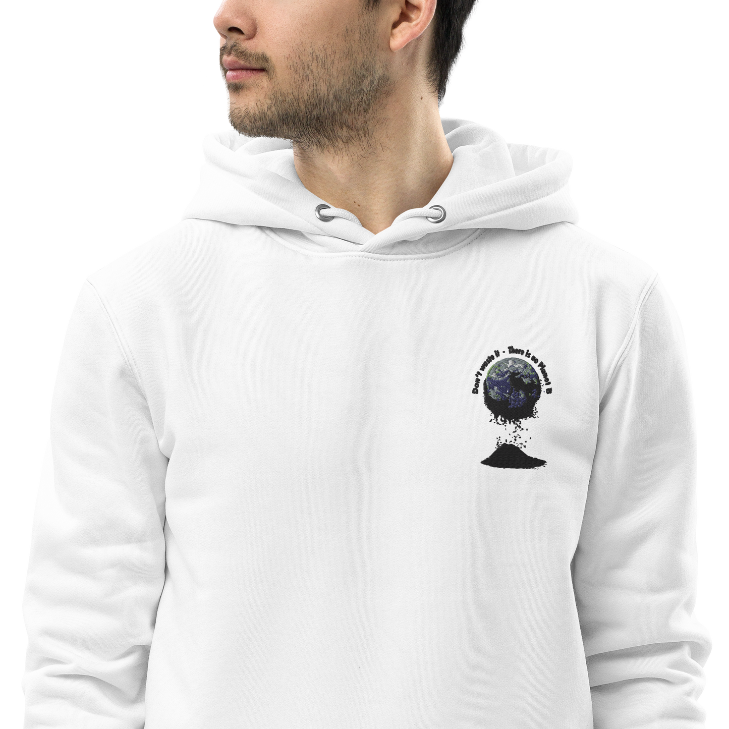 Umweltfreundlicher Unisex-Kapuzenpullover  Don't waste it. There is no Planet B.