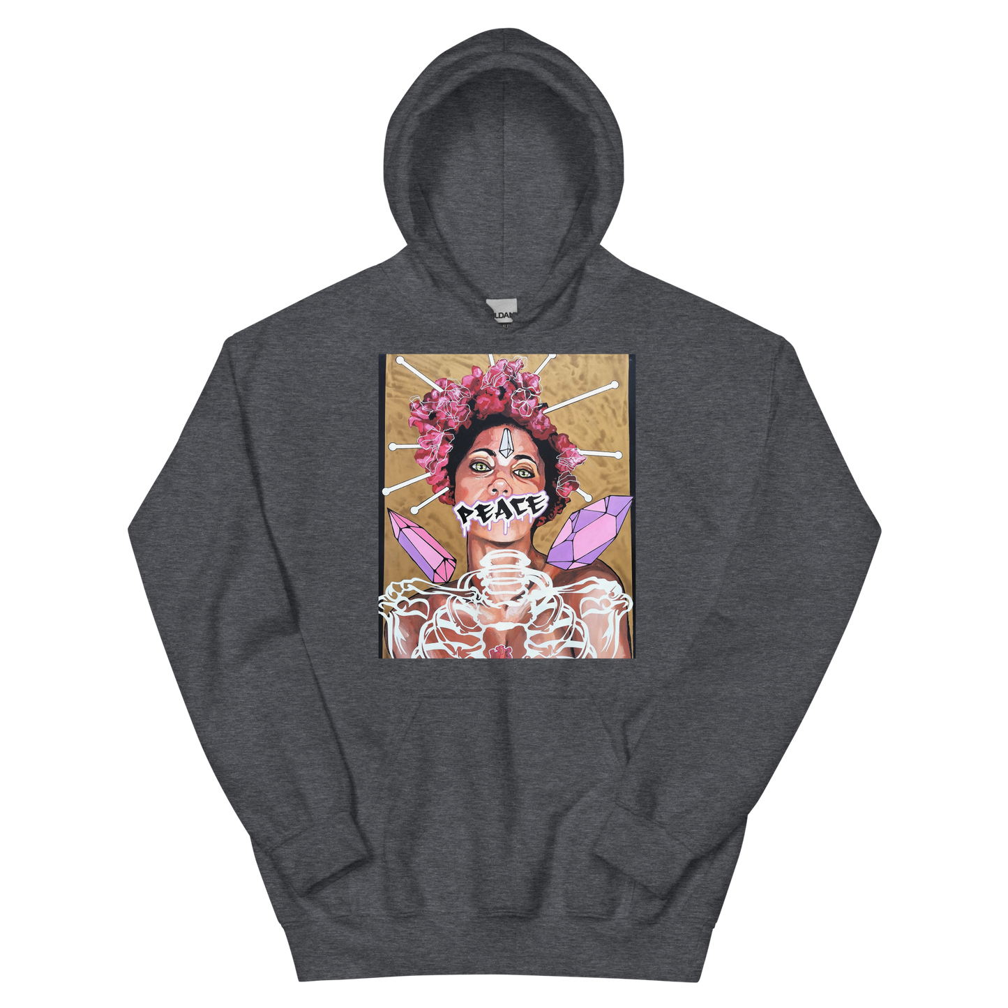 Unisex-Kapuzenpullover Frau Peace