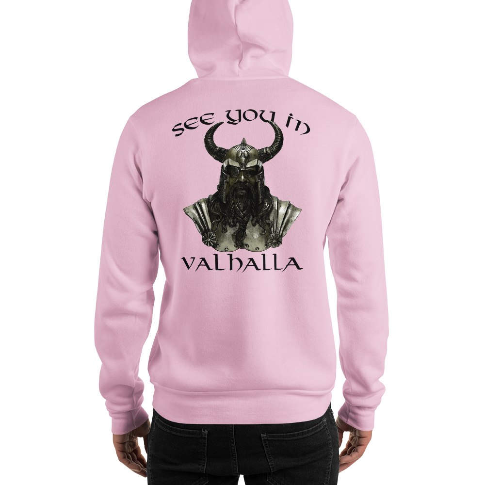 Unisex-Kapuzenpullover See you in Valhalla