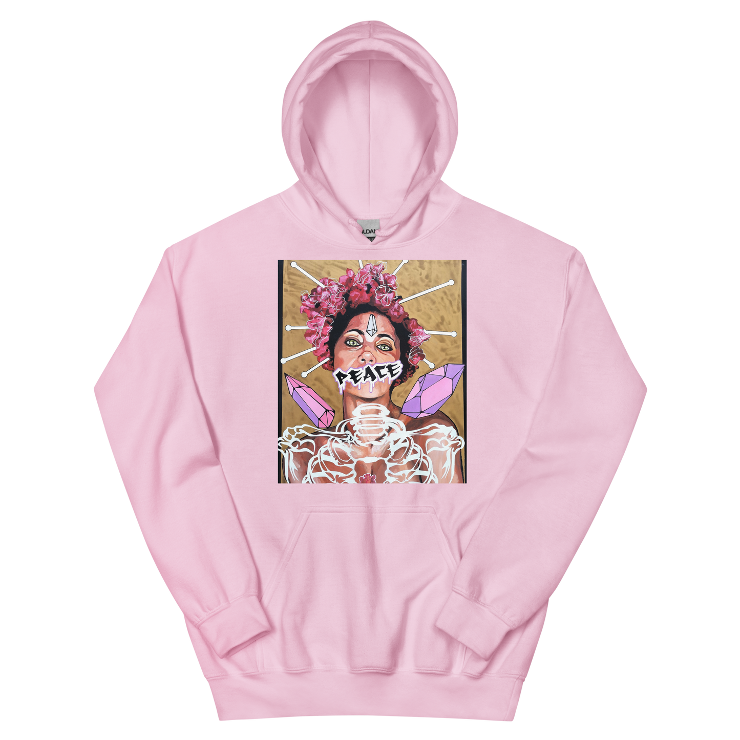 Unisex-Kapuzenpullover Frau Peace