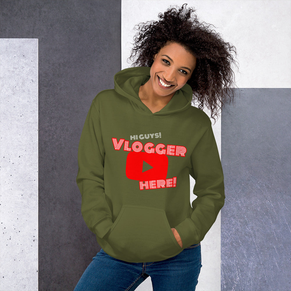 VLOGGER - Unisex-Kapuzenpullover