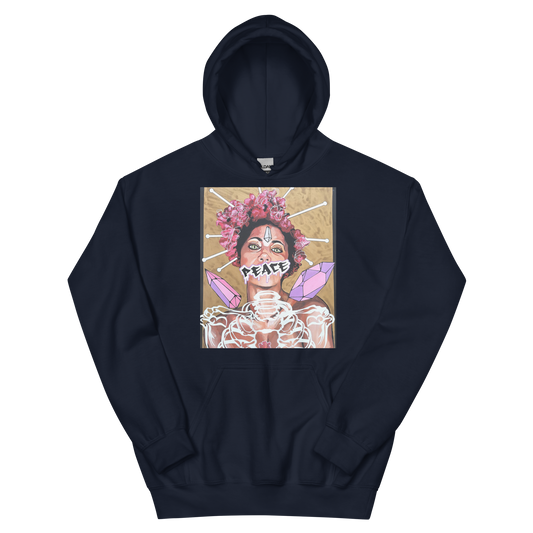 Unisex-Kapuzenpullover Frau Peace