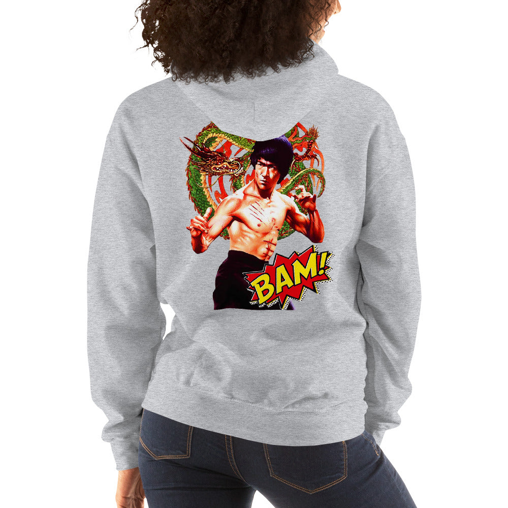 Unisex-Kapuzenpullover Bruce Lee