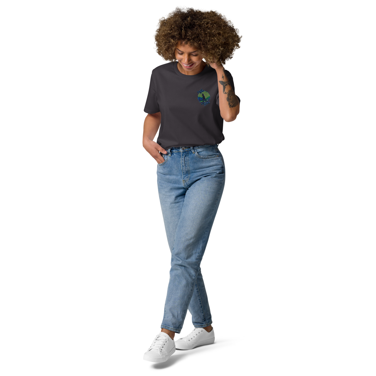Unisex-Bio-Baumwoll-T-Shirt Point your own future