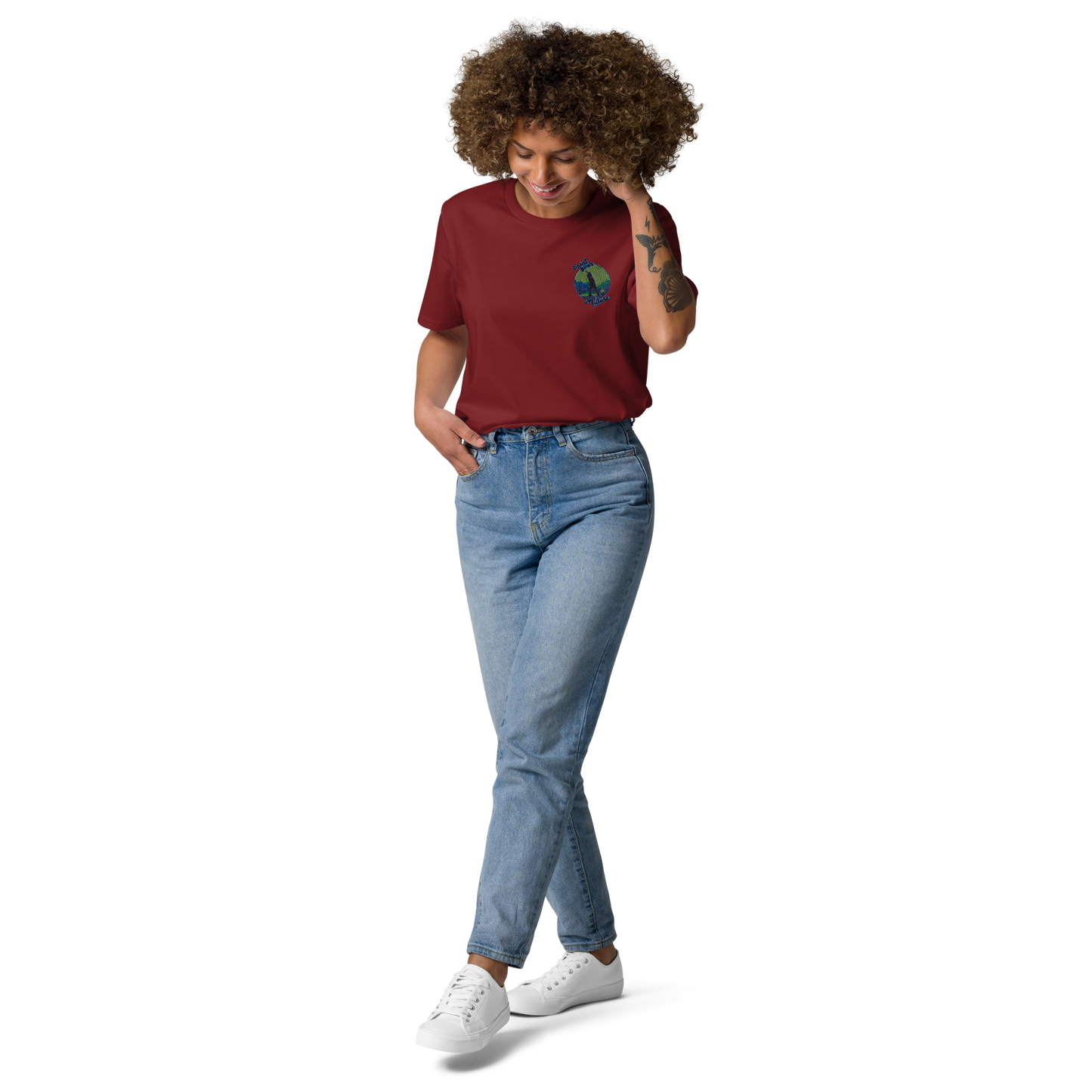 Unisex-Bio-Baumwoll-T-Shirt Point your own future