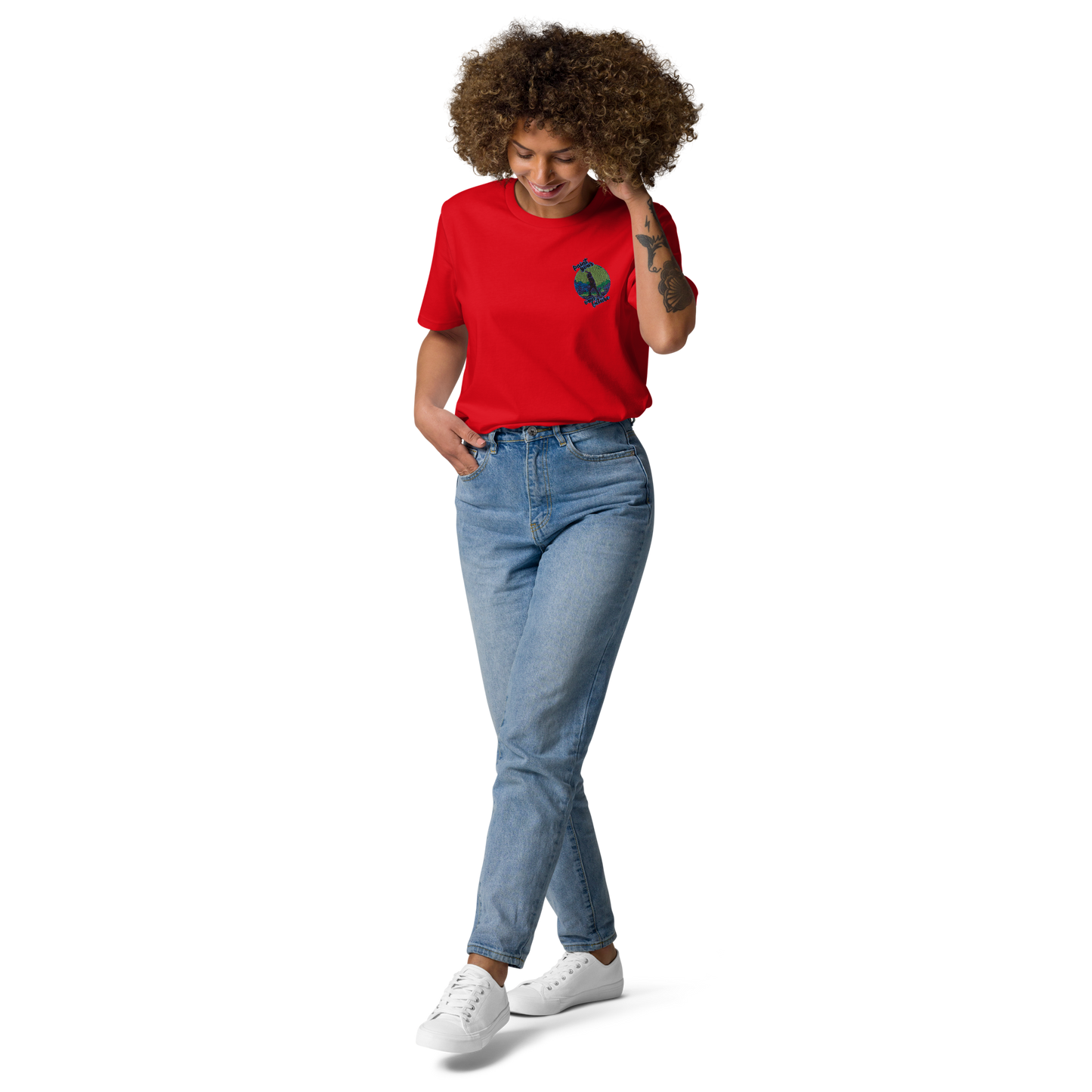 Unisex-Bio-Baumwoll-T-Shirt Point your own future