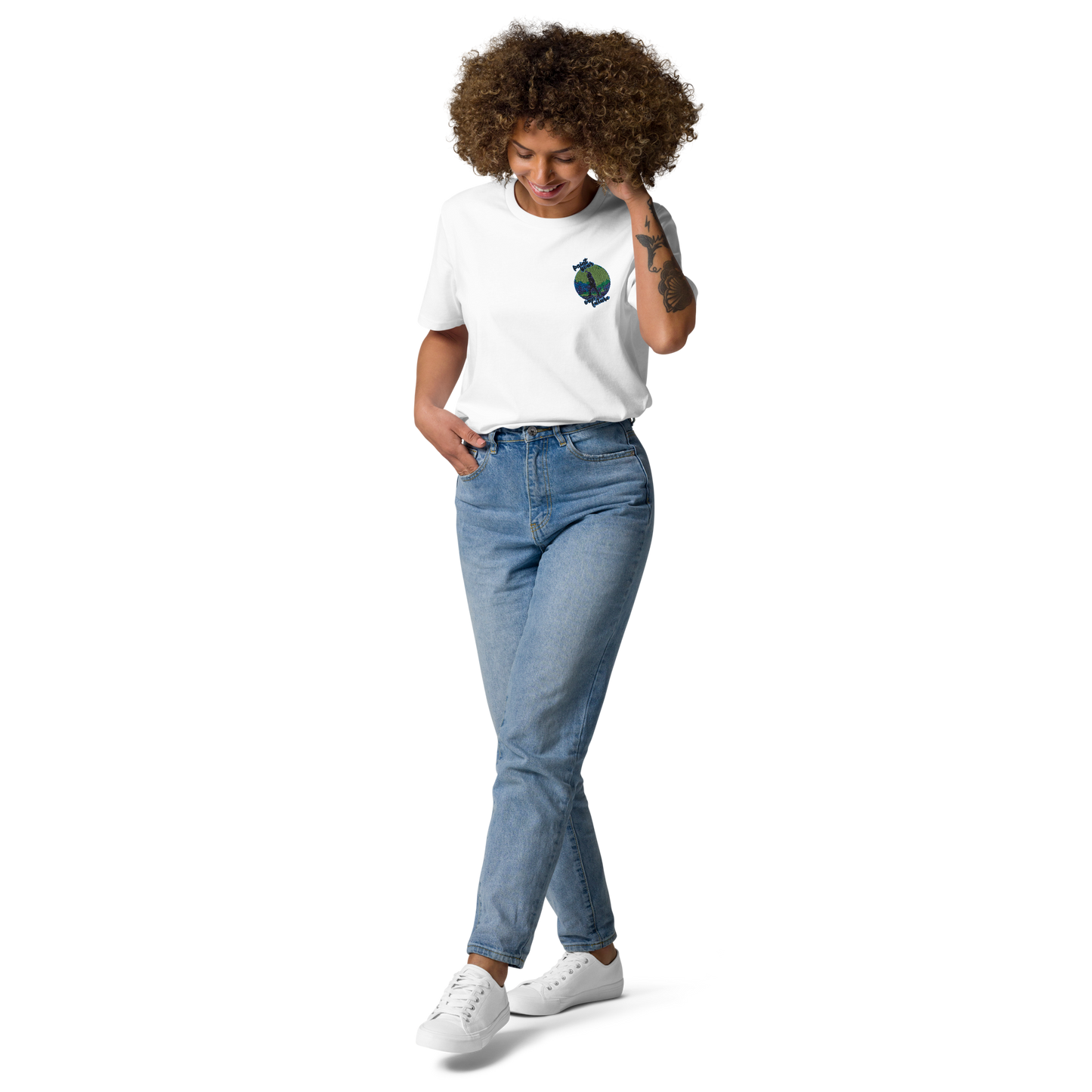 Unisex-Bio-Baumwoll-T-Shirt Point your own future