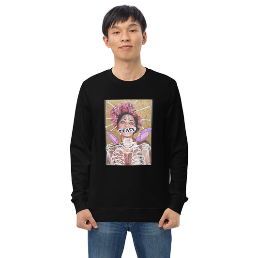 Unisex Bio-Pullover Peace