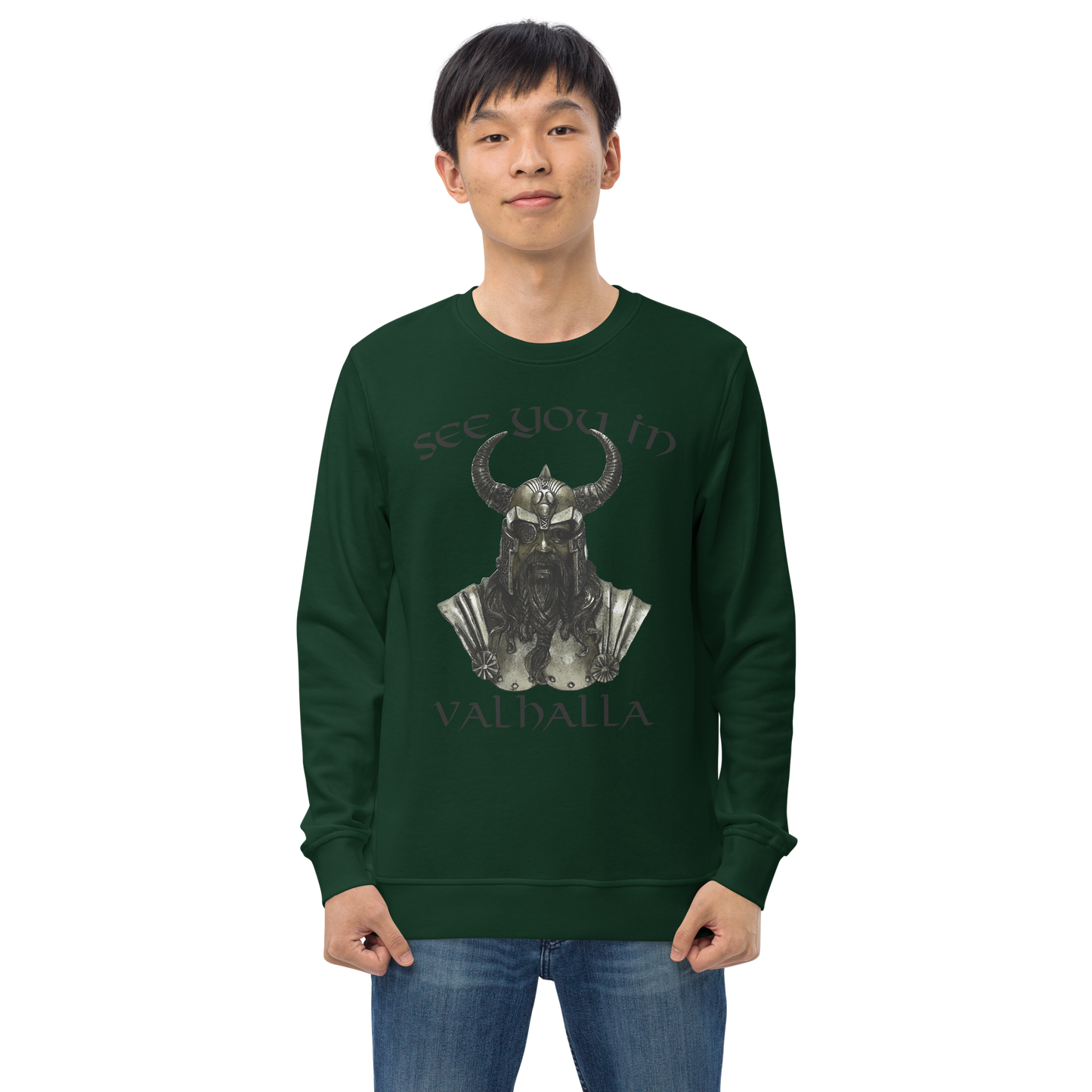 Unisex Bio-Pullover See you in Valhalla