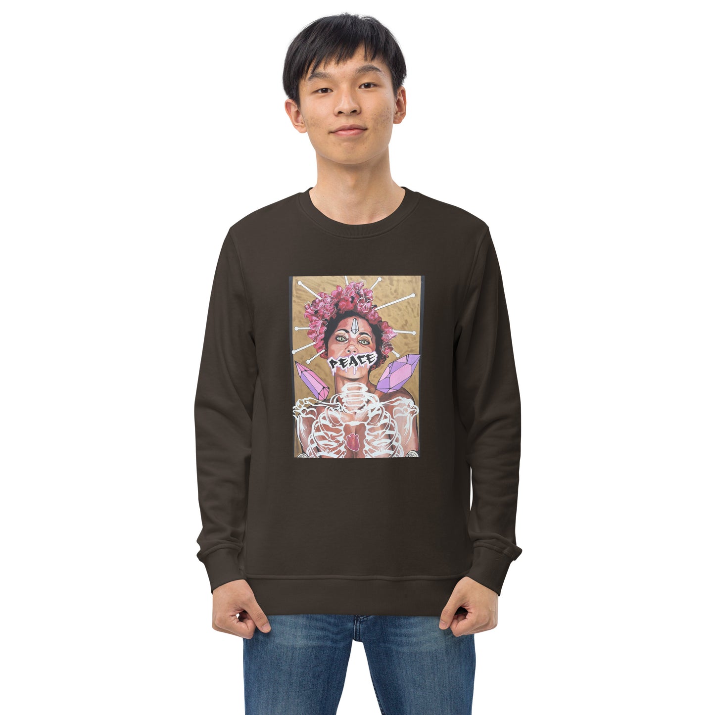 Unisex Bio-Pullover Peace