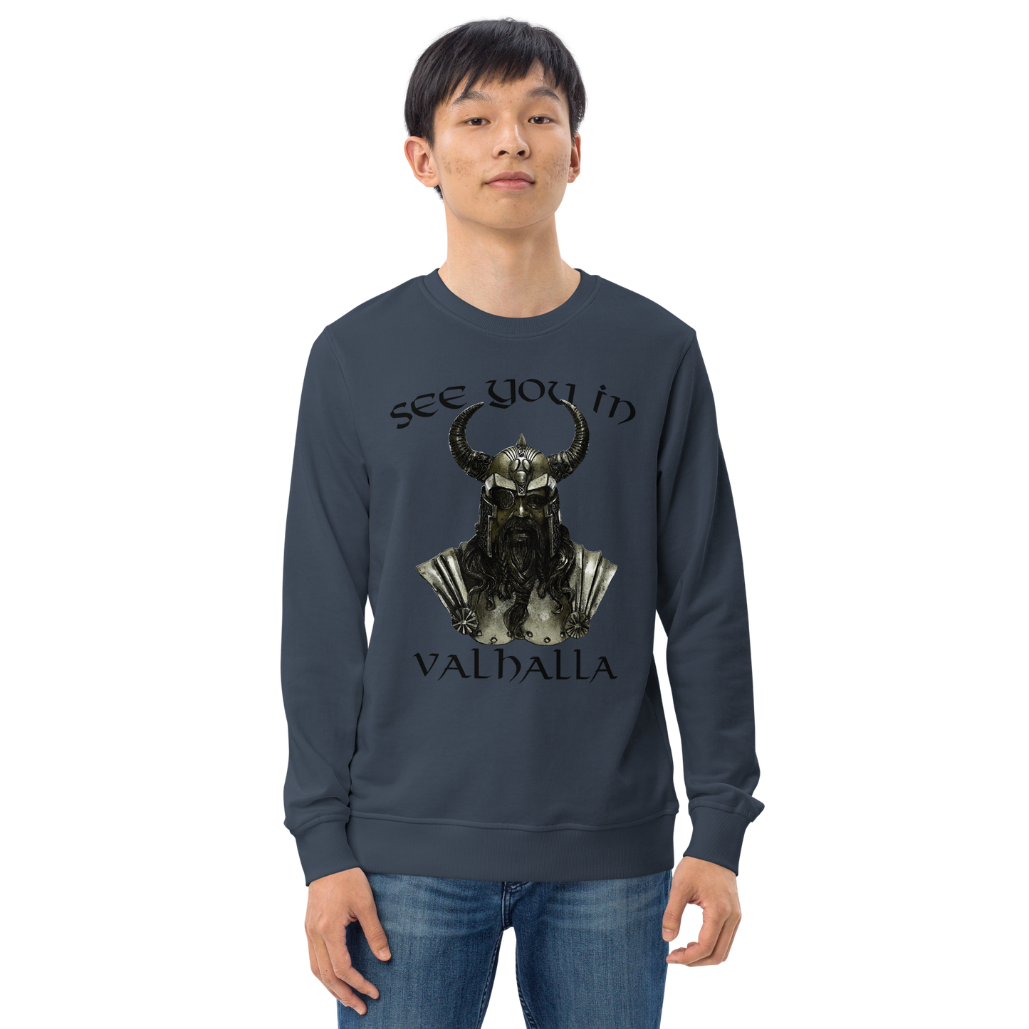 Unisex Bio-Pullover See you in Valhalla
