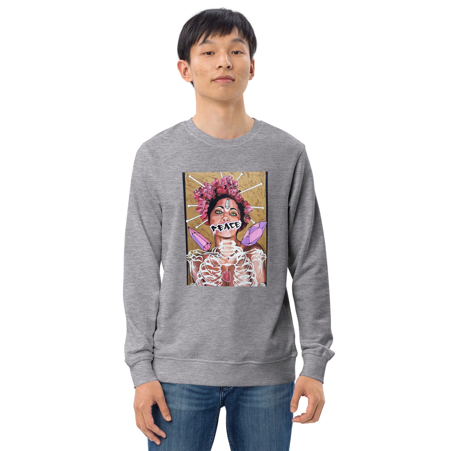 Unisex Bio-Pullover Peace