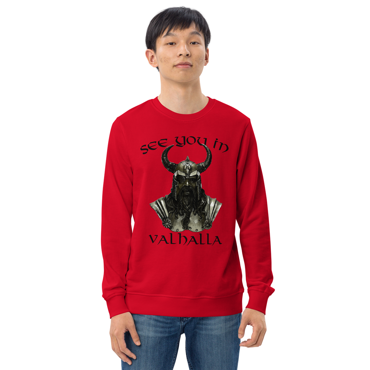Unisex Bio-Pullover See you in Valhalla