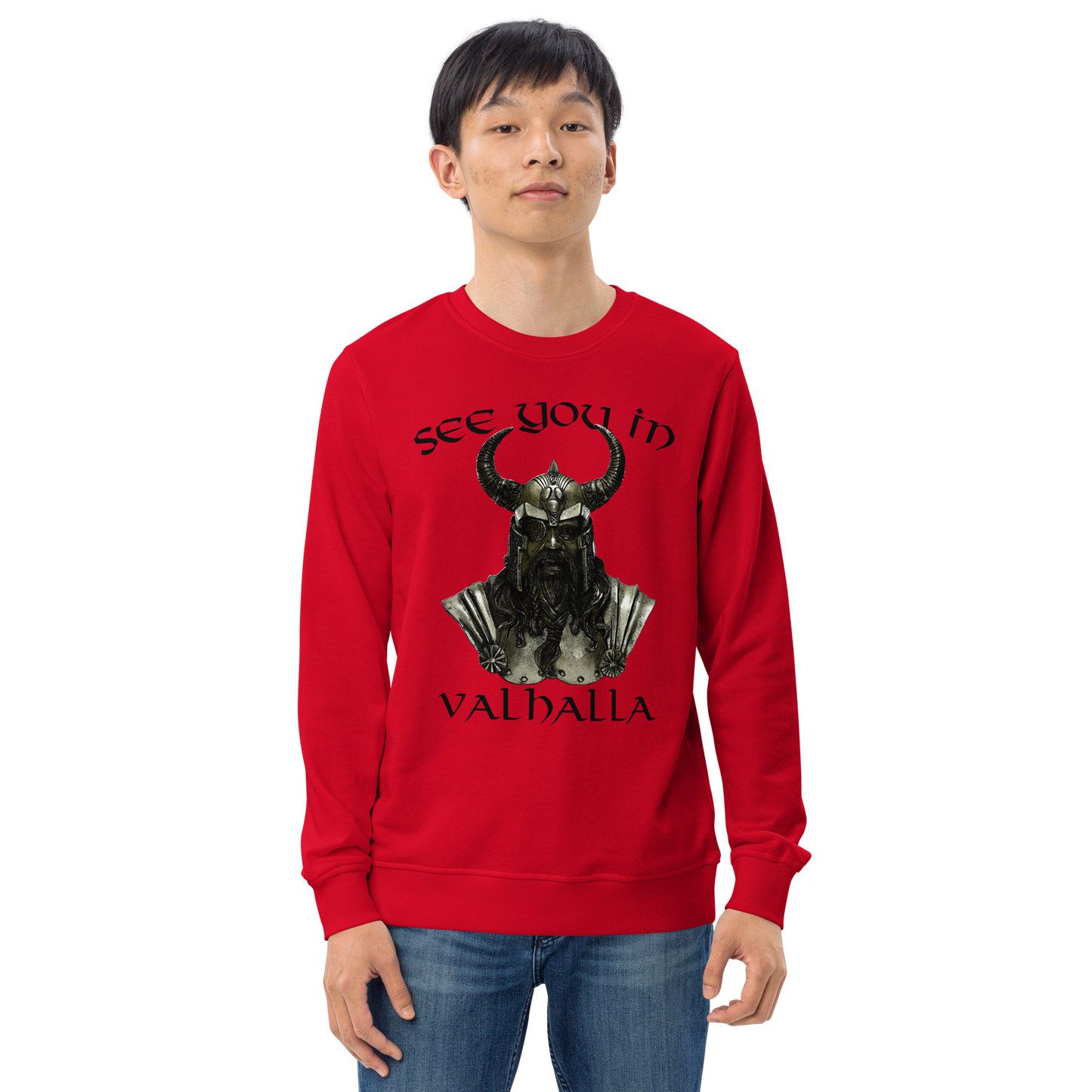 Unisex Bio-Pullover See you in Valhalla
