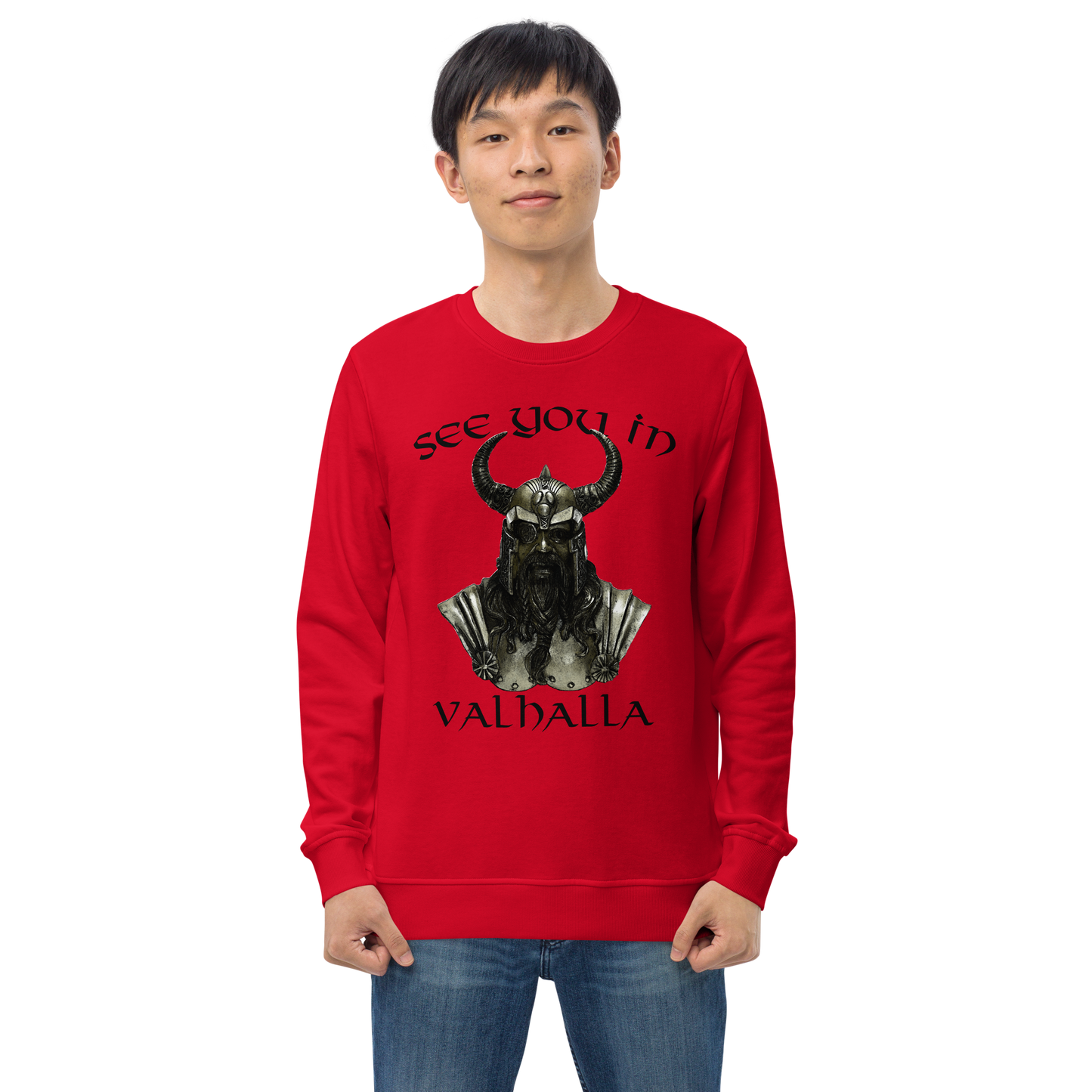 Unisex Bio-Pullover See you in Valhalla