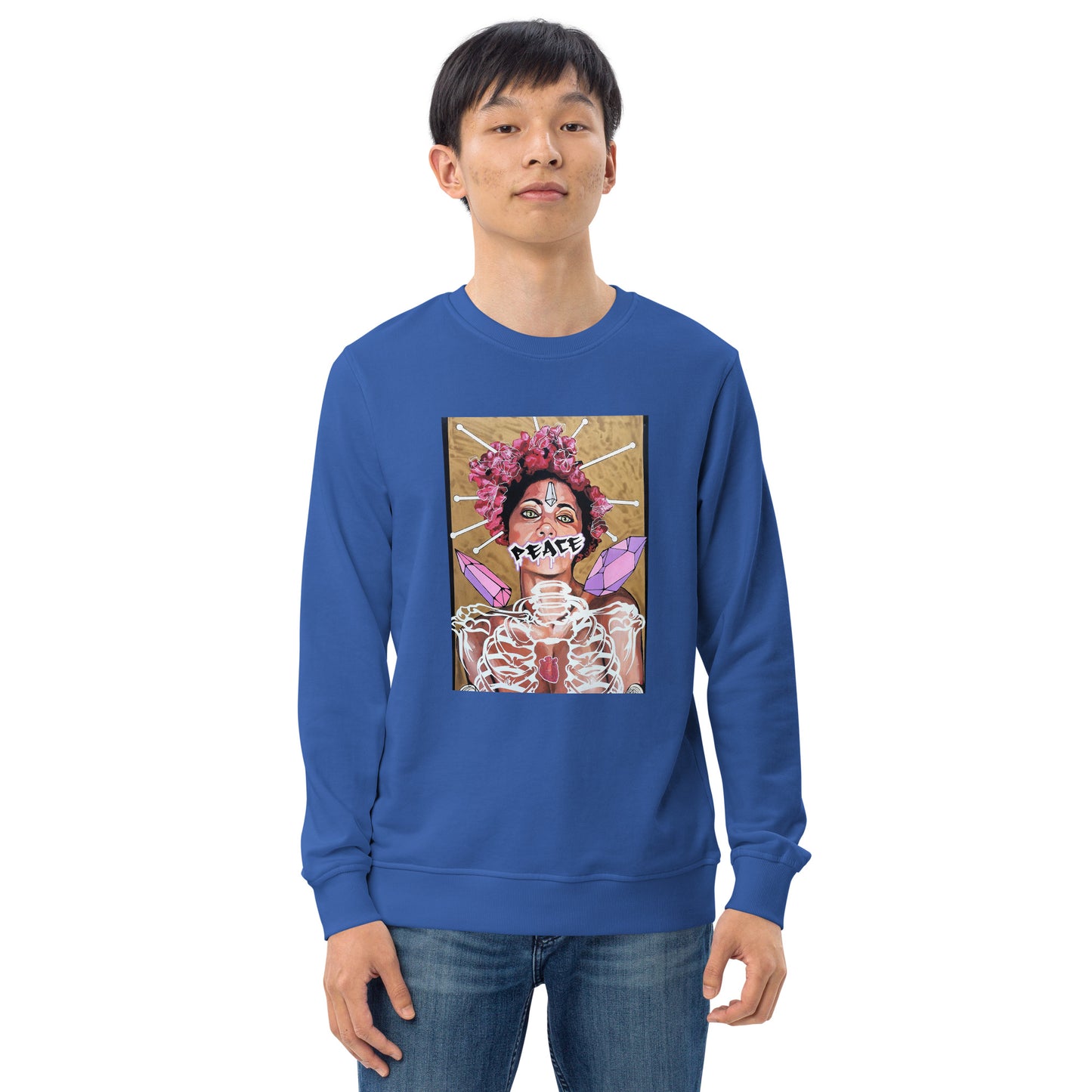 Unisex Bio-Pullover Peace