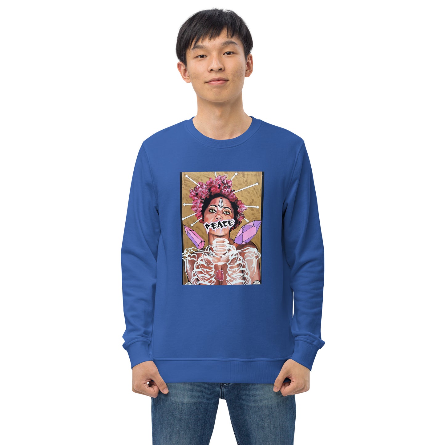 Unisex Bio-Pullover Peace