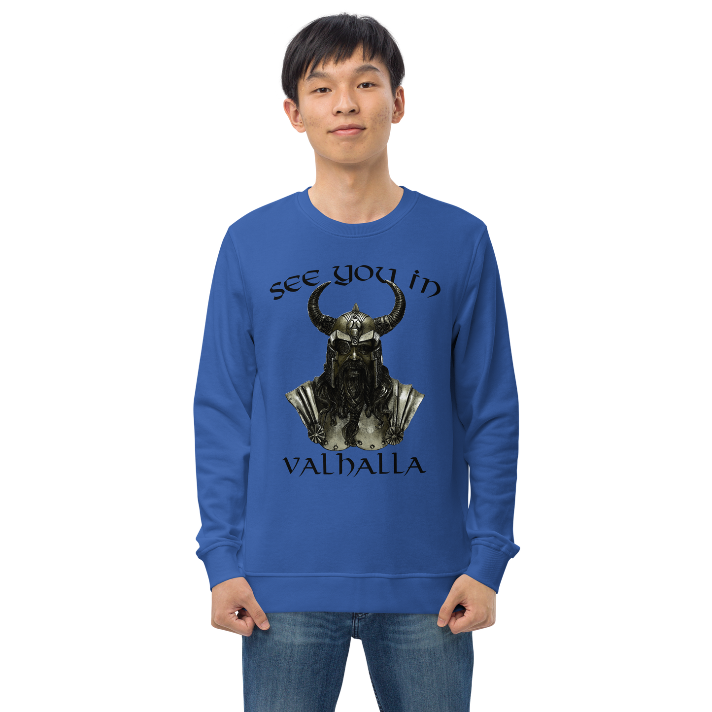 Unisex Bio-Pullover See you in Valhalla