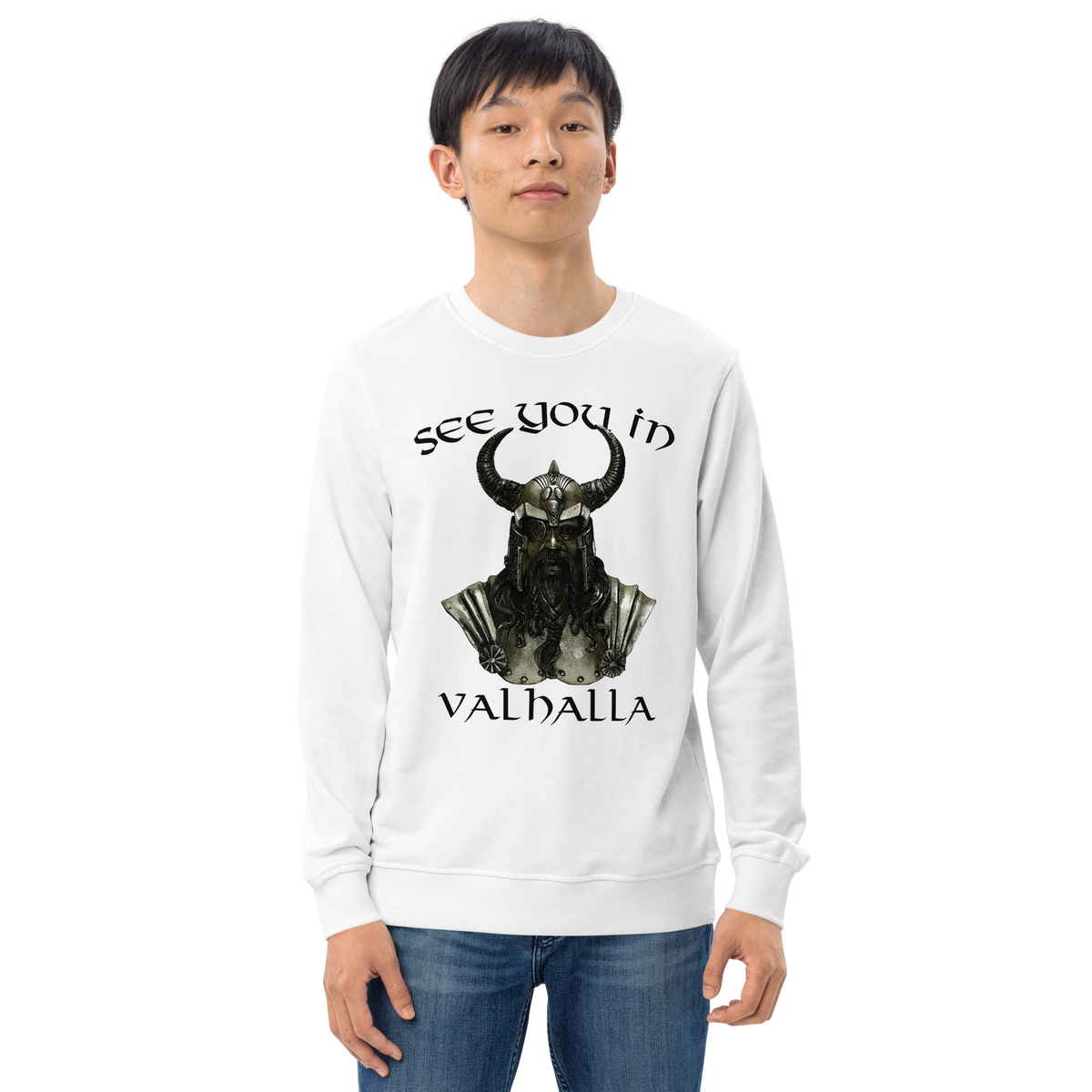 Unisex Bio-Pullover See you in Valhalla