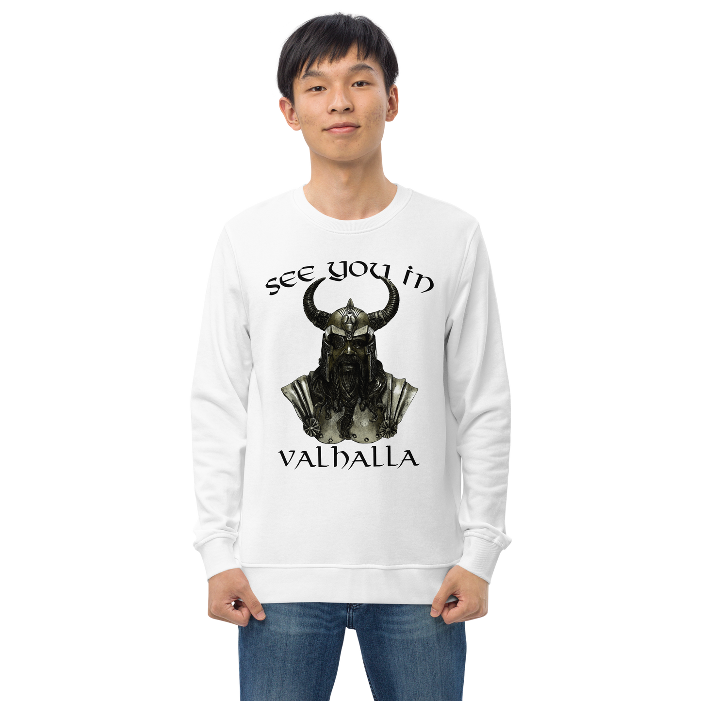 Unisex Bio-Pullover See you in Valhalla