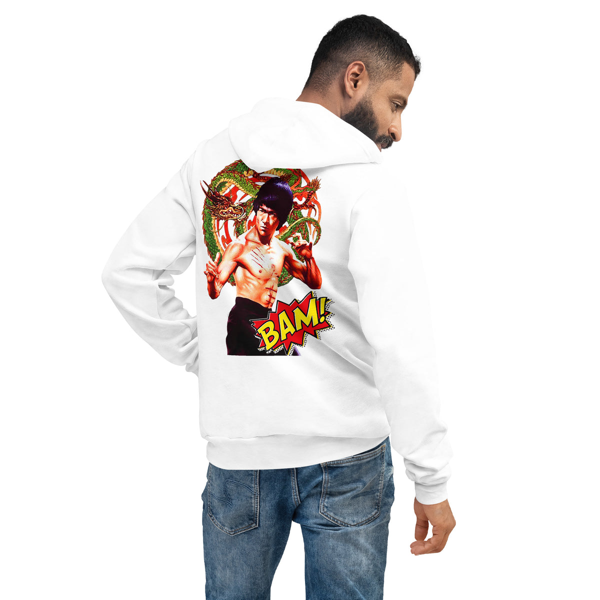 Unisex-Kapuzenpullover Bruce Lee
