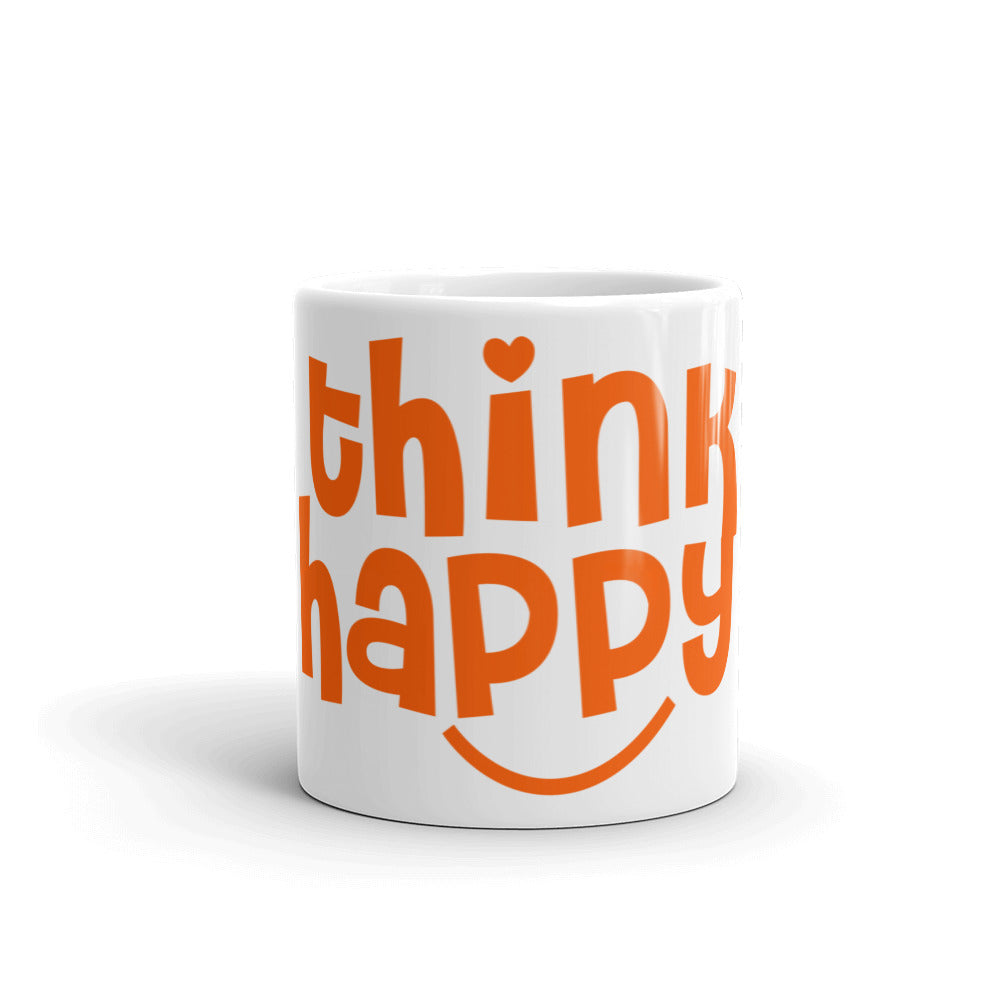 Weiße, glänzende Tasse