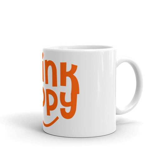 Weiße, glänzende Tasse