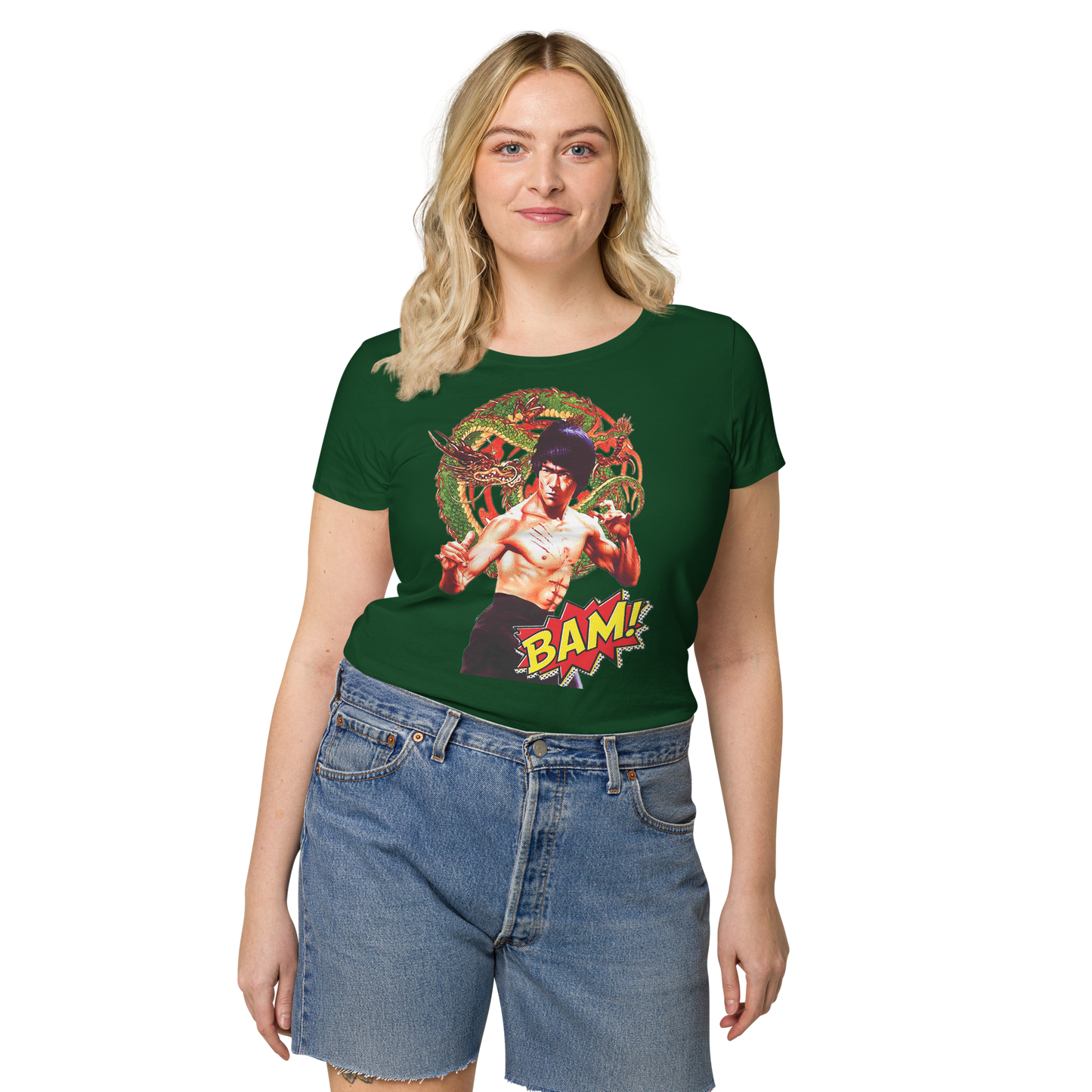 Basic Bio-T-Shirt für Damen Bruce Lee