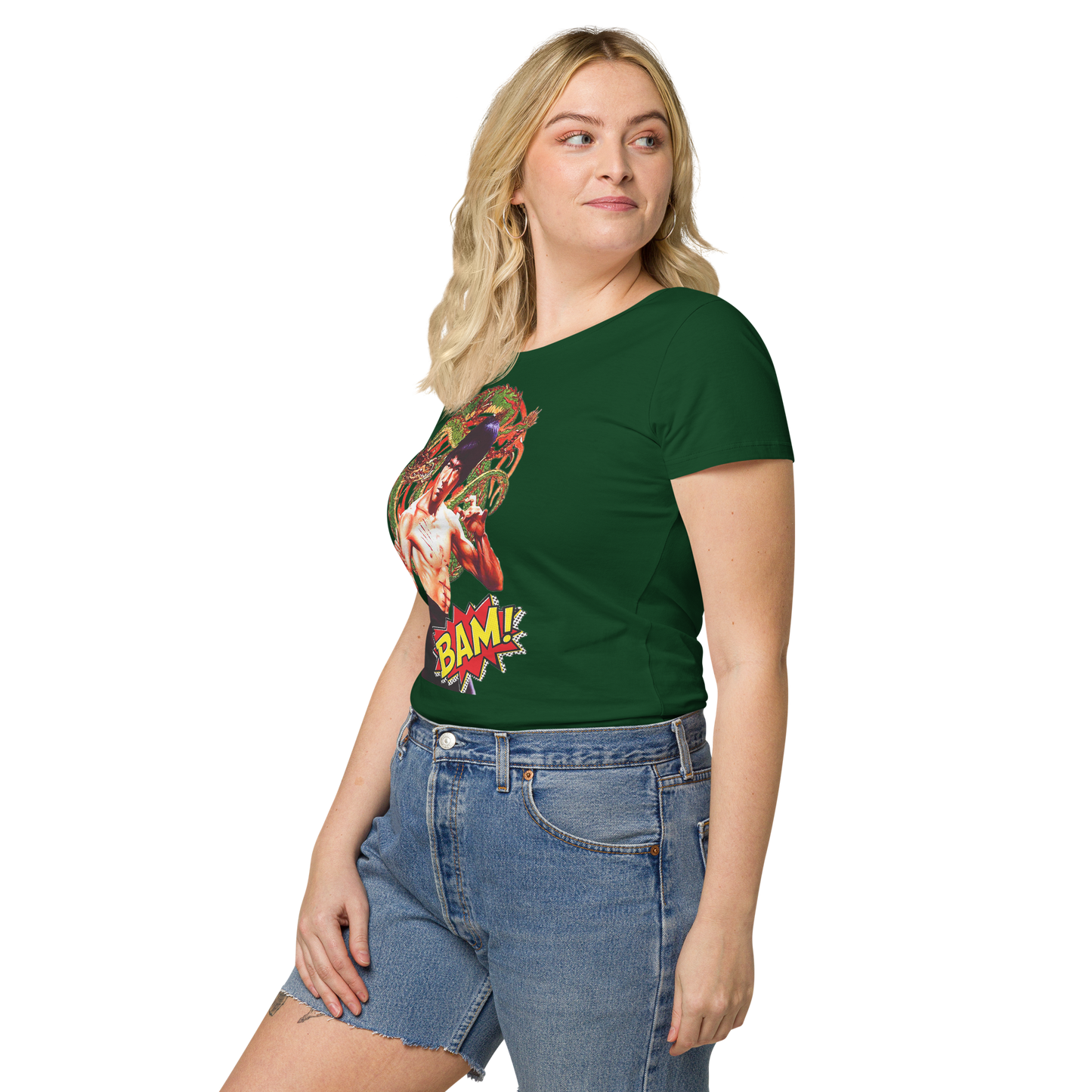 Basic Bio-T-Shirt für Damen Bruce Lee