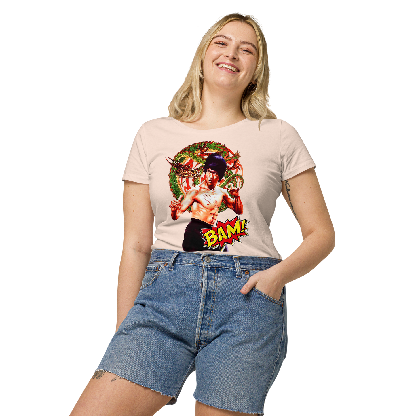 Basic Bio-T-Shirt für Damen Bruce Lee