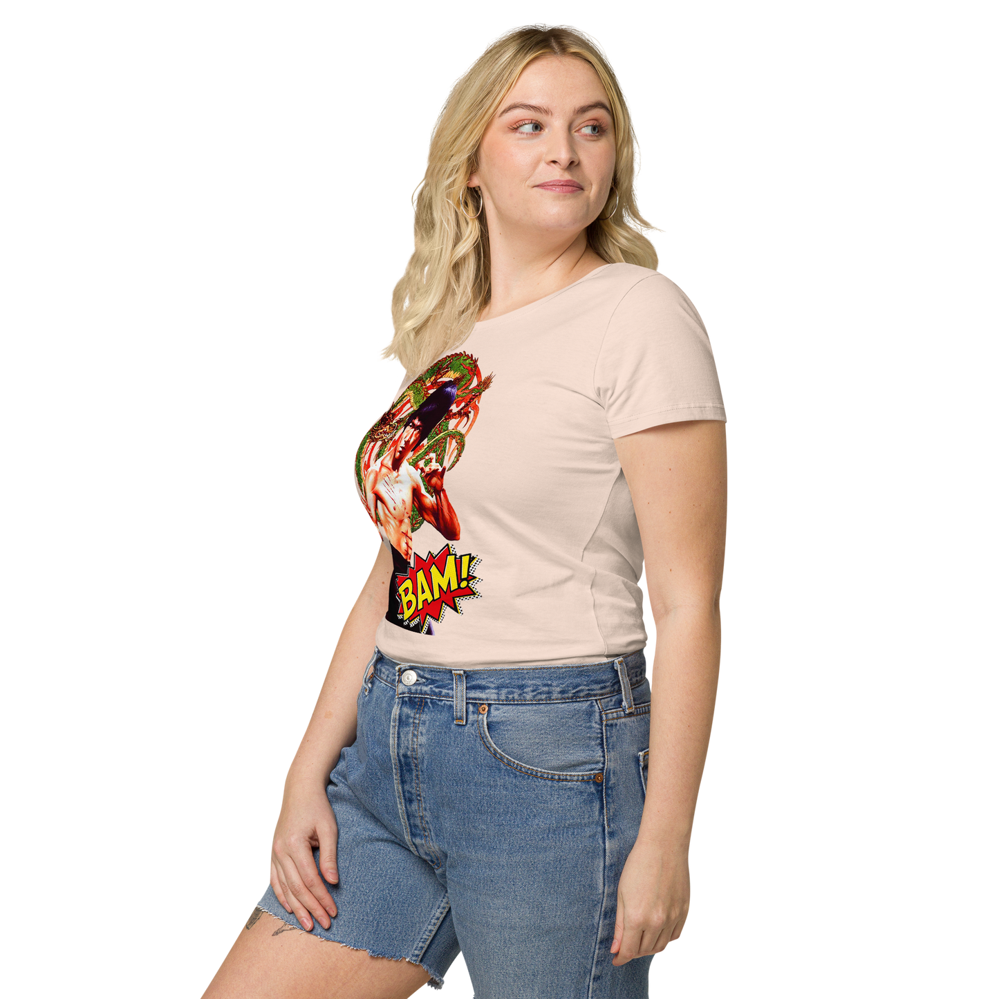 Basic Bio-T-Shirt für Damen Bruce Lee