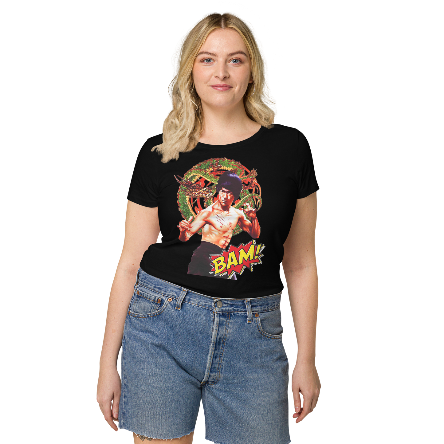 Basic Bio-T-Shirt für Damen Bruce Lee
