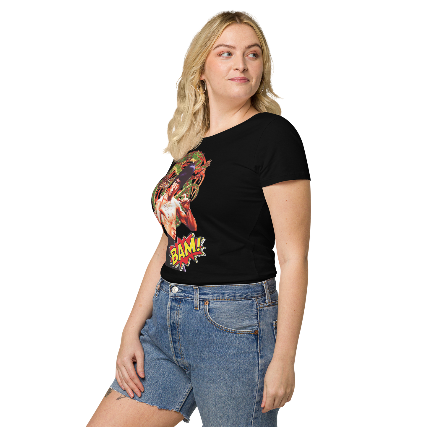 Basic Bio-T-Shirt für Damen Bruce Lee