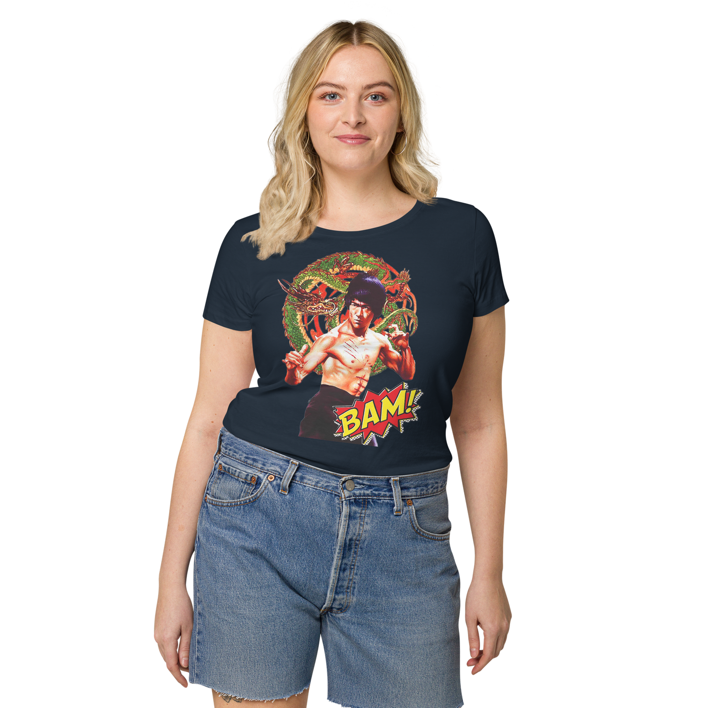 Basic Bio-T-Shirt für Damen Bruce Lee