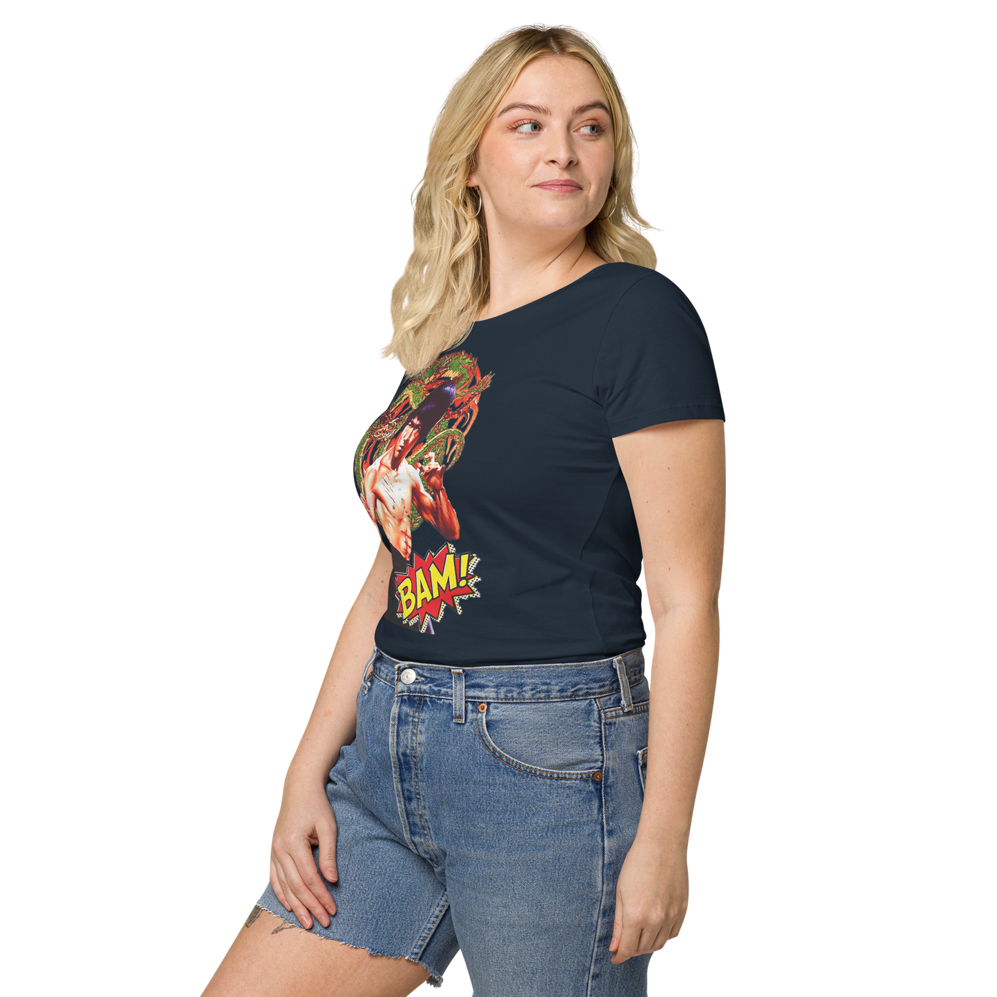 Basic Bio-T-Shirt für Damen Bruce Lee