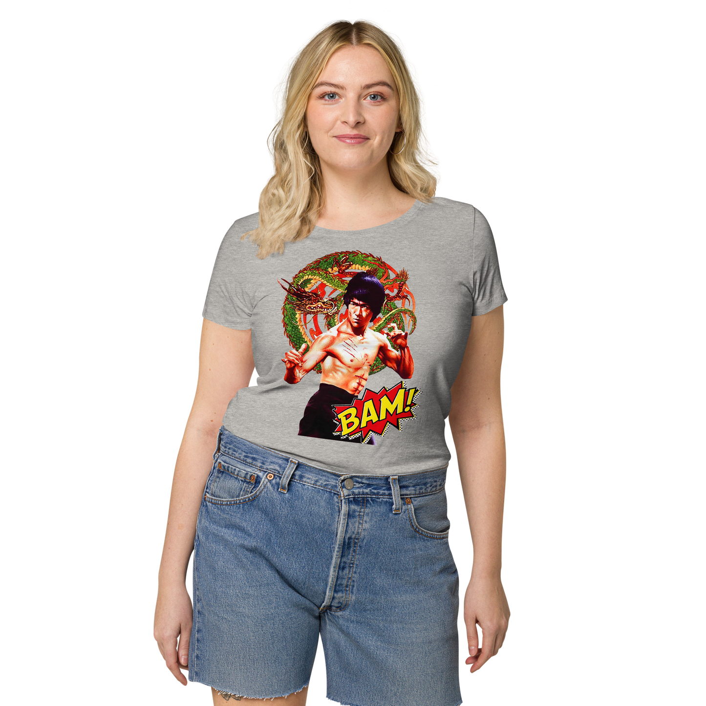 Basic Bio-T-Shirt für Damen Bruce Lee
