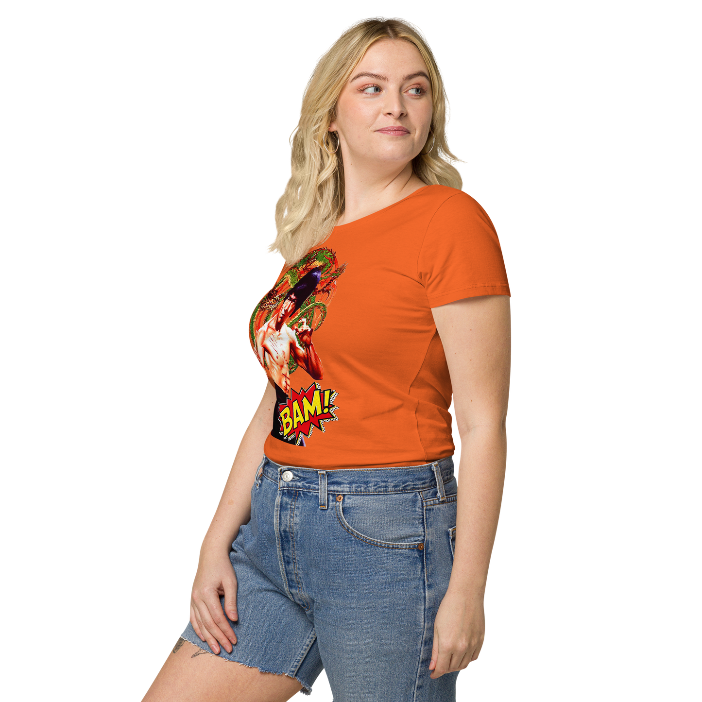 Basic Bio-T-Shirt für Damen Bruce Lee