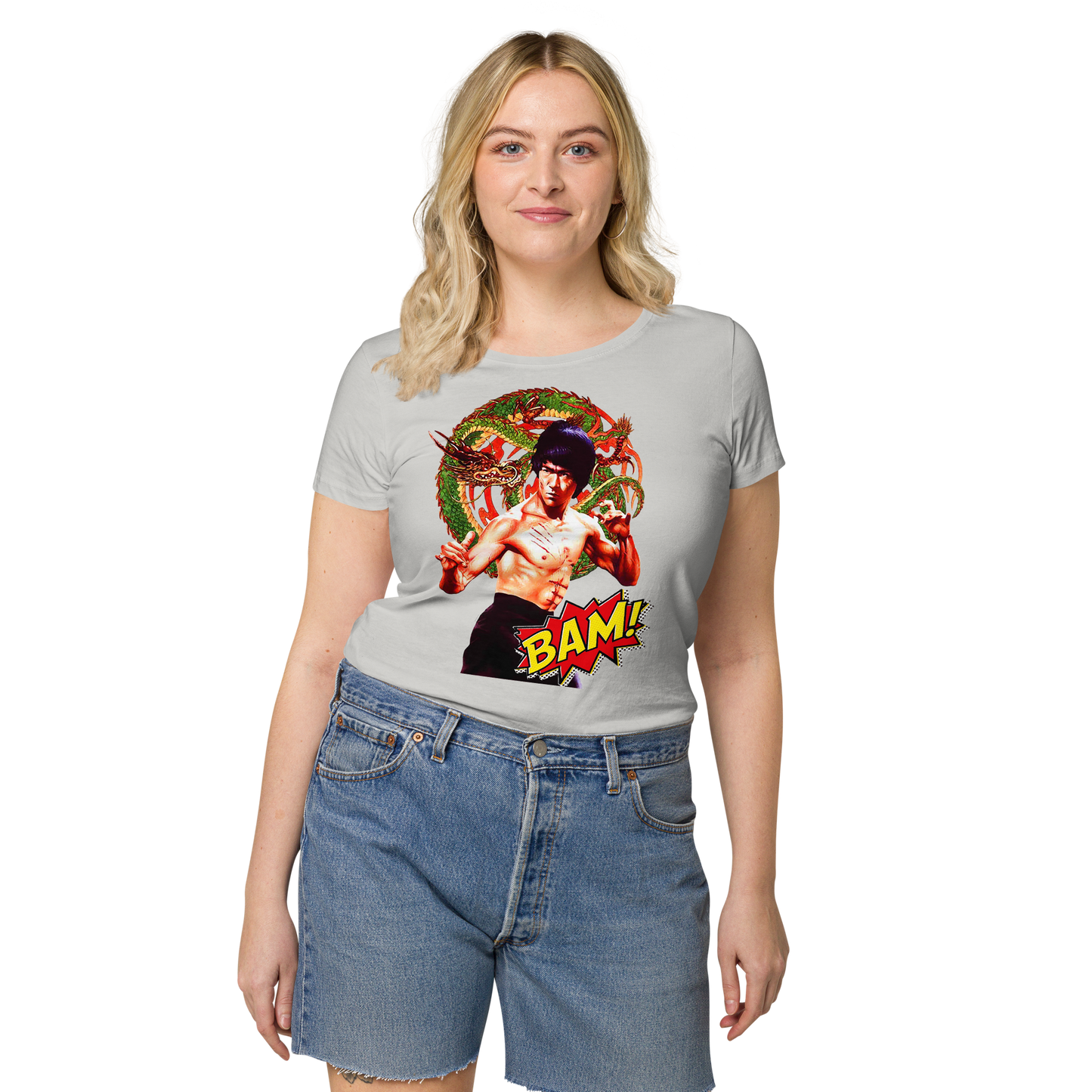 Basic Bio-T-Shirt für Damen Bruce Lee