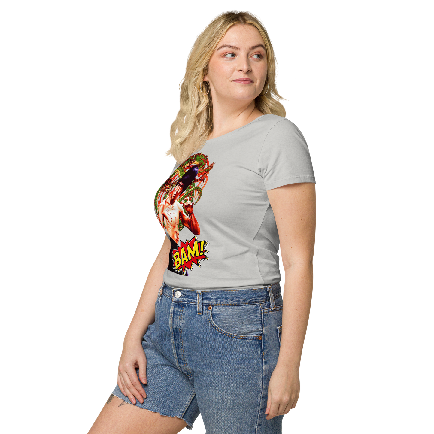 Basic Bio-T-Shirt für Damen Bruce Lee