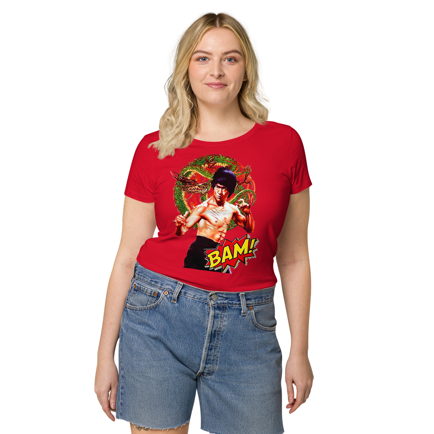 Basic Bio-T-Shirt für Damen Bruce Lee