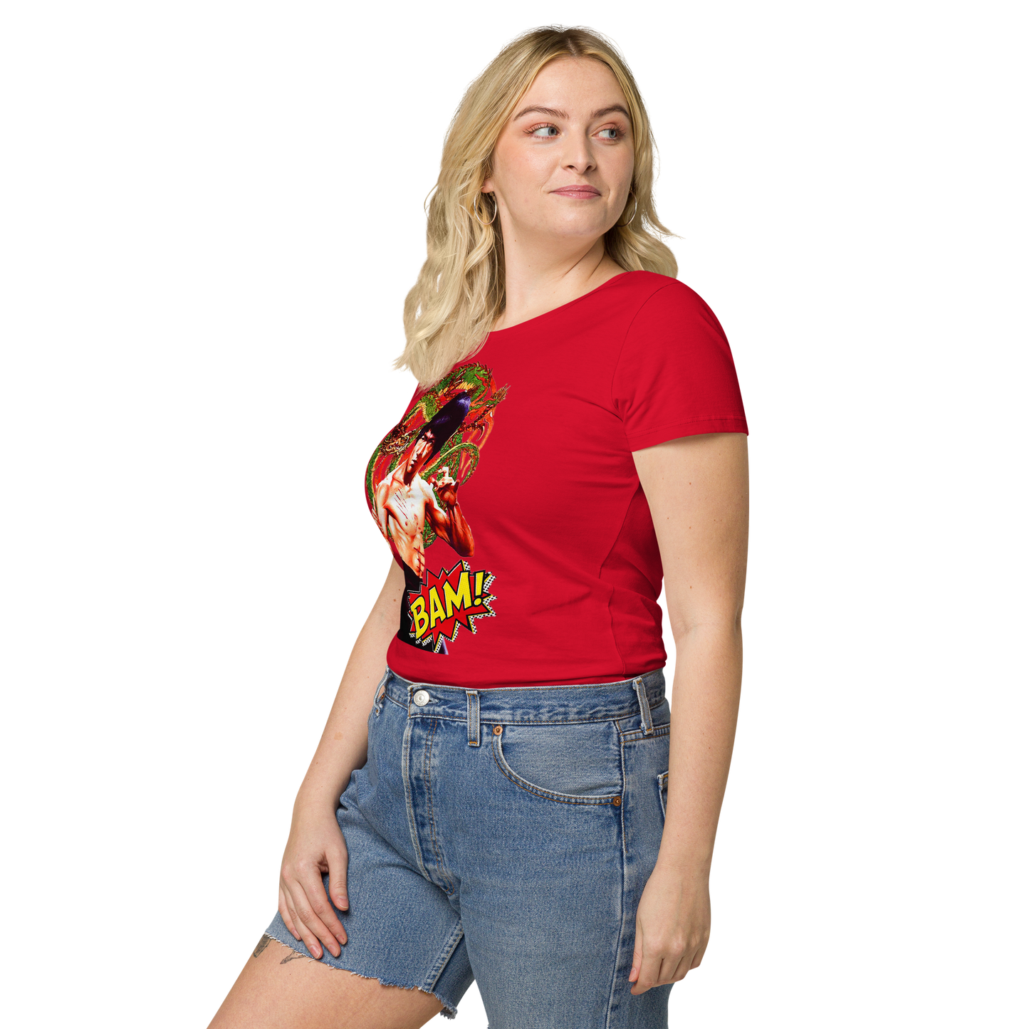 Basic Bio-T-Shirt für Damen Bruce Lee