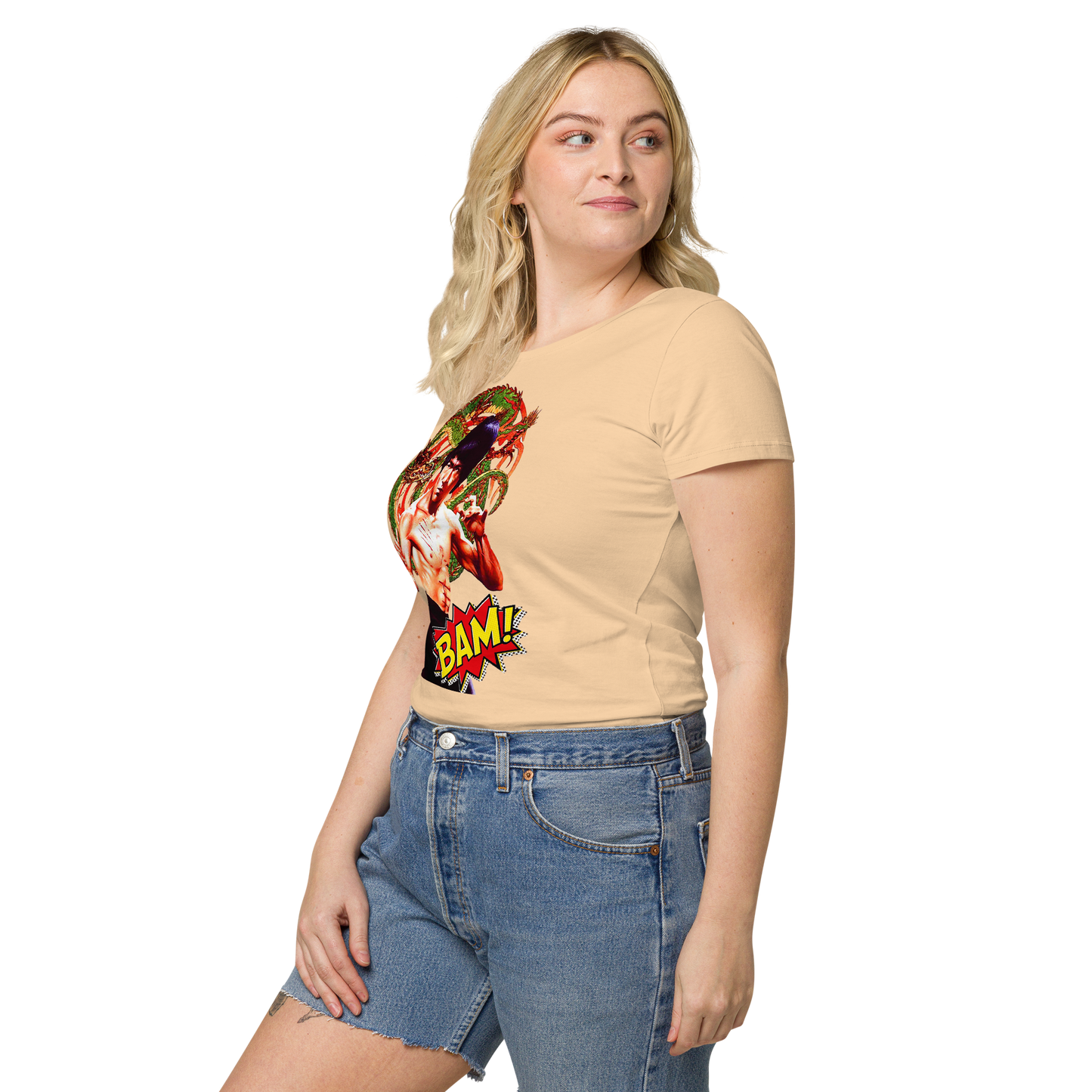 Basic Bio-T-Shirt für Damen Bruce Lee