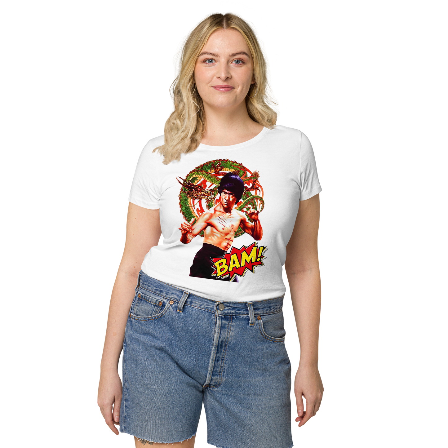 Basic Bio-T-Shirt für Damen Bruce Lee