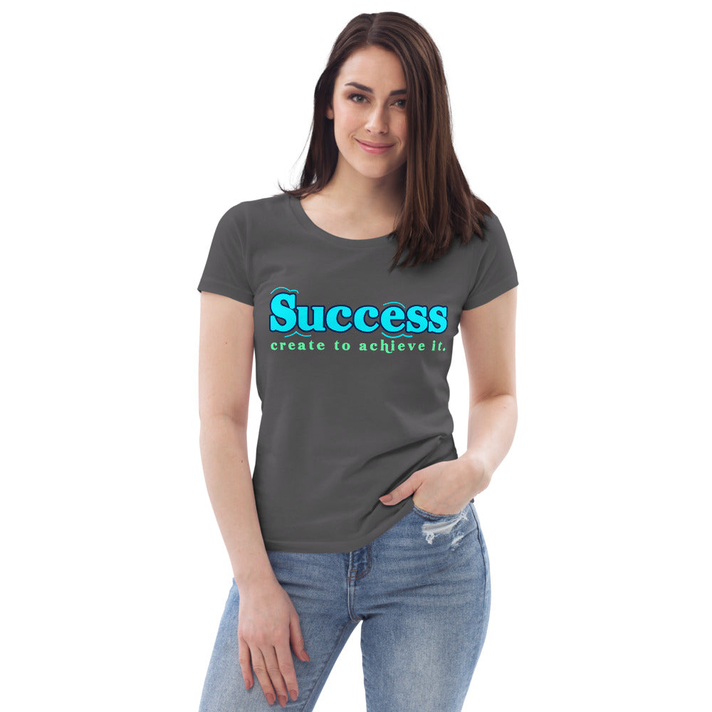 Success - Enganliegendes Öko-T-Shirt für Damen
