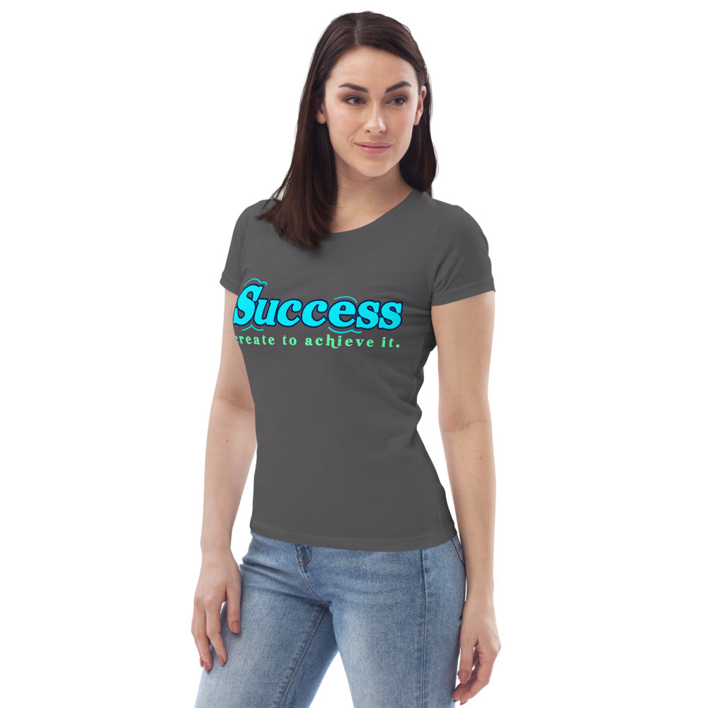 Success - Enganliegendes Öko-T-Shirt für Damen