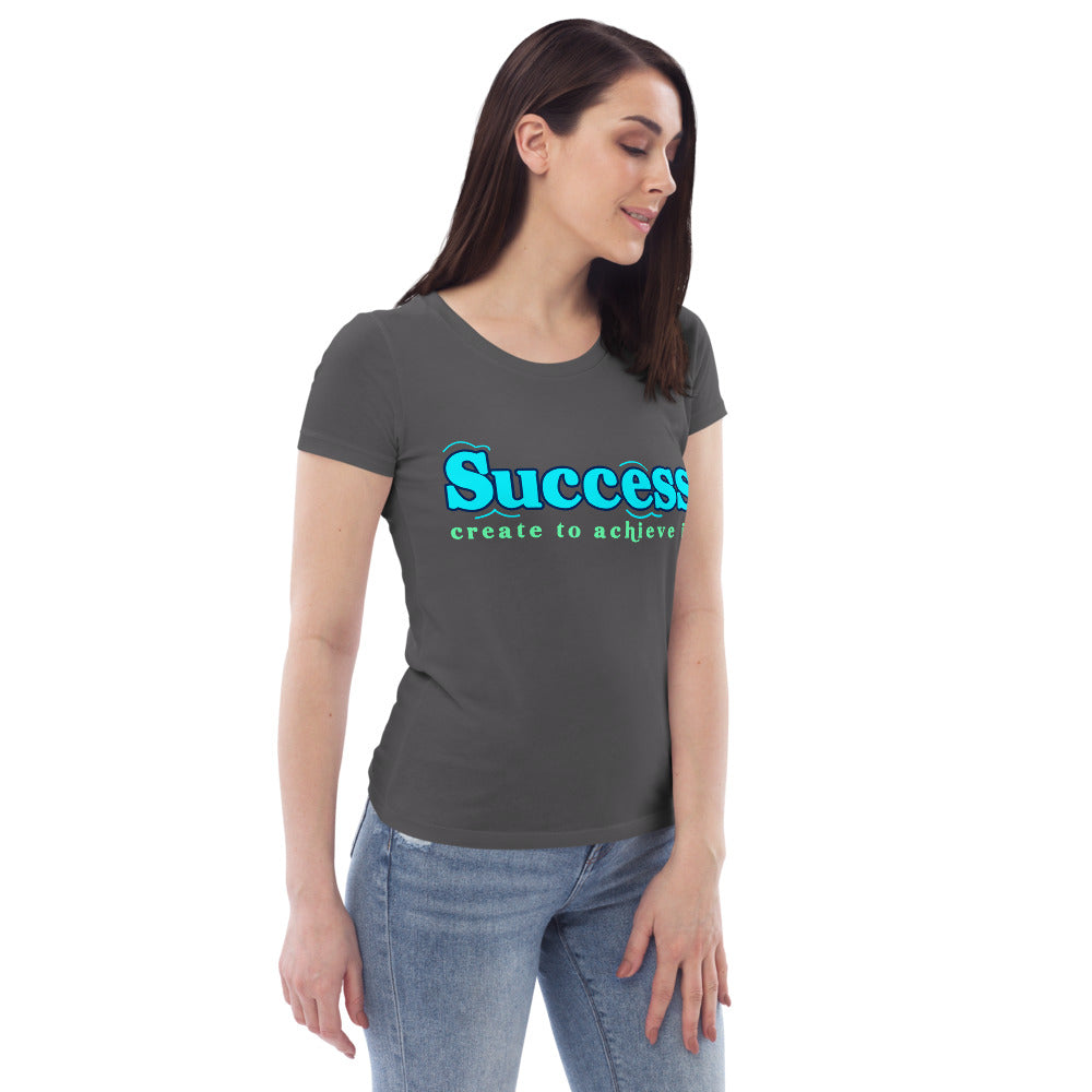 Success - Enganliegendes Öko-T-Shirt für Damen